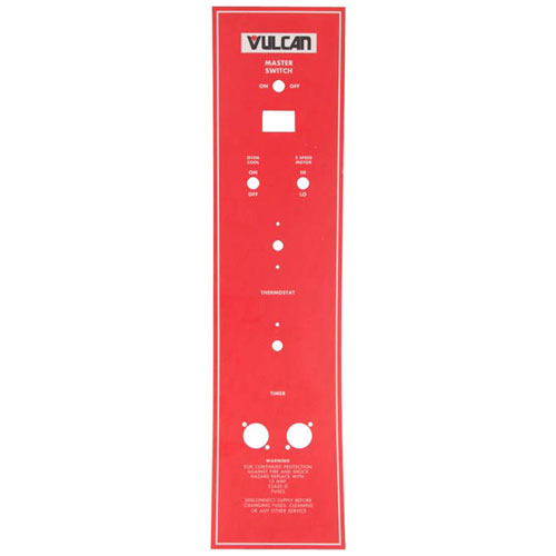 (image for) Vulcan Hart 00-360881-00001 PANEL OVERLAY